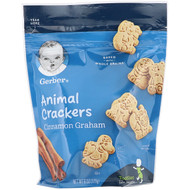 3 PACK of Gerber, Animal Crackers, Cinnamon Graham, Toddler, 12+ Months, 6 oz (170 g)
