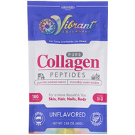 Green Foods Corporation, Vibrant Collagens, Pure Collagen Peptides, Unflavored, 2.82 oz (80 g)
