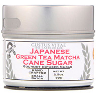 Gustus Vitae Gourmet Cane Sugar Japanese Green Tea Matcha -- 2.5 oz