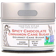 Gustus Vitae Gourmet Cane Sugar Spicy Chocolate Cinnamon -- 2.5 oz
