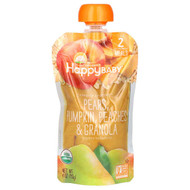 <img alt="3 PACK of Happy Family Organics, Happy Baby, Organic Baby Food, 6+ Months, Pears, Pumpkin, Peaches & Granola, 4 oz (113 g)" title="3 PACK of Happy Family Organics, Happy Baby, Organic Baby Food, 6+ Months, Pears, Pumpkin, Peaches & Granola, 4 oz (113 g),819573014822"