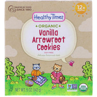 Healthy Times, Organic, Arrowroot Cookies, Vanilla, 12+ Months, 5 oz (142 g)