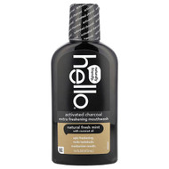 <img alt="Hello, Activated Charcoal, Extra Freshening Mouthwash, Natural Fresh Mint, 16 fl oz (473 ml)" title="Hello, Activated Charcoal, Extra Freshening Mouthwash, Natural Fresh Mint, 16 fl oz (473 ml),819156020202"