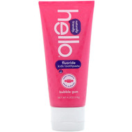 Hello, Kids, Fluoride Toothpaste, Bubble Gum, 4.2 oz (119 g)