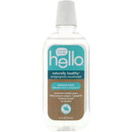 Hello, Naturally Healthy, Antigingivitis Mouthwash, Natural Mint, 16 fl oz (473 ml)