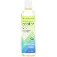3 PACK of Home Health, Organic Castor Oil, 8 fl oz (236 ml)