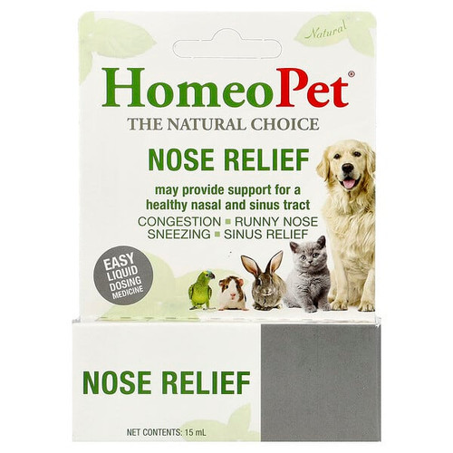 <img alt="HomeoPet, Nose Relief, 15 ml" title="HomeoPet, Nose Relief, 15 ml,704959147020"