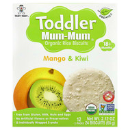 <img alt="Hot Kid, Toddler Mum-Mum, Organic Rice Biscuits, 18+ Months, Mango & Kiwi, 12 Packs, 2 Biscuits Each" title="Hot Kid, Toddler Mum-Mum, Organic Rice Biscuits, 18+ Months, Mango & Kiwi, 12 Packs, 2 Biscuits Each,686352600473"