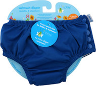 i play Inc., Swimsuit Diaper, Reusable & Absorbent, 24 Months, Royal Blue, 1 Diaper
