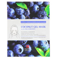 Leaders, Coconut Gel Mask with Blueberry, 1 Mask, 30 ml