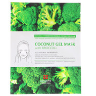 Leaders, Coconut Gel Mask with Broccoli, 1 Mask, 30 ml