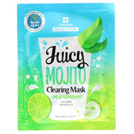 Leaders, Insolution, Juicy Mojito Clearing Mask, Lime & Peppermint, 1.01 fl oz (30 ml)