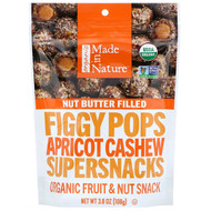 Made in Nature, Organic, Figgy Pops, Supersnacks, Apricot Cashew, 3.8 oz (108 g)