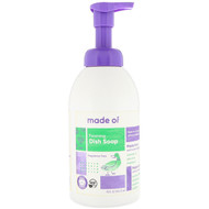 MADE OF, Foaming Dish Soap, Fragrance Free, 18 fl oz (532.32 ml)