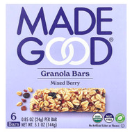 <img alt="MadeGood, Granola Bars, Mixed Berry, 6 Bars, 0.85 oz (24 g) Each" title="MadeGood, Granola Bars, Mixed Berry, 6 Bars, 0.85 oz (24 g) Each,687456213064"
