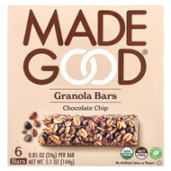 <img alt="MadeGood, Granola Bars, Chocolate Chip, 6 Bars, 0.85 oz (24 g) Each" title="MadeGood, Granola Bars, Chocolate Chip, 6 Bars, 0.85 oz (24 g) Each,687456213057"