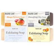 Madre Labs, 4 Cleansing Bar Soaps, Variety Pack, 4 Scents, 5 oz (141 g) Each
