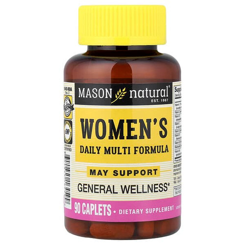 <img alt="Mason Natural, Womens Daily Multi Formula, 90 Caplets" title="Mason Natural, Womens Daily Multi Formula, 90 Caplets,311845164599"