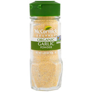 3 PACK of McCormick Gourmet, Organic, Garlic Powder, 2.25 oz (63 g)