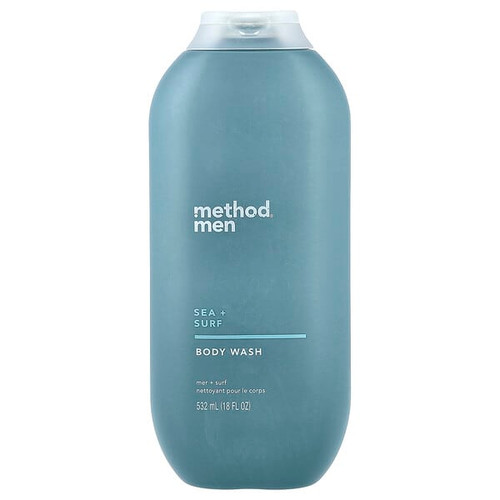 <img alt="Method, Men, Body Wash, Sea + Surf, 18 fl oz (532 ml)" title="Method, Men, Body Wash, Sea + Surf, 18 fl oz (532 ml),817939018613"