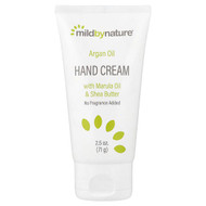 <img alt="Mild By Nature, Argan Oil Hand Cream with Marula Oil & Coconut Oil plus Shea Butter, Soothing and Unscented, 2.5 oz (71 g)" title="Mild By Nature, Argan Oil Hand Cream with Marula Oil & Coconut Oil plus Shea Butter, Soothing and Unscented, 2.5 oz (71 g),898220012657"