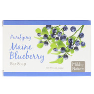 3 PACK of Mild By Nature, Purifying Bar Soap, Maine Blueberry, 5 oz (141 g)