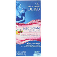 Mommys Bliss, Electrolyte Powder Packs, Natural Fruit Punch Flavor, 1 Year +, 8 Powder Packs, 0.22 oz (6.4 g) Each