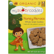 MySuperCookies, Whole Grain Cookies, Honey Heroes, 6.25 oz (177 g)