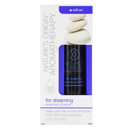 Natures Origin, Aromatherapy, Essential Oil Blend, For Dreaming Roll-On, 0.5 fl oz (15 ml)