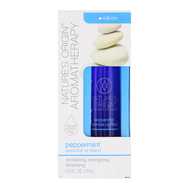 Natures Origin, Aromatherapy, Essential Oil Blend, Peppermint Roll-On, 0.5 fl oz (15 ml)