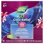 <img alt="Natures Way, Umcka, Kids Cold Relief, FastActives, For Ages 6+, Cherry, 10 Powder Packets, 0.024 oz (0.7 g) Each" title="Natures Way, Umcka, Kids Cold Relief, FastActives, For Ages 6+, Cherry, 10 Powder Packets, 0.024 oz (0.7 g) Each,033674601662"