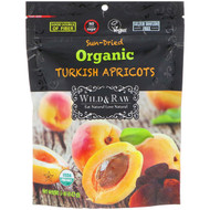 3 PACK of Natures Wild Organic, Wild & Raw, Sun-Dried, Organic Turkish Apricots, 5 oz (142 g)