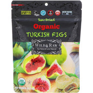 3 PACK of Natures Wild Organic, Wild & Raw, Sun-Dried, Organic Turkish Figs, 6 oz (170 g)