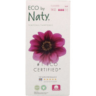 3 PACK of Naty, Tampons with Applicator, Super, 14 Eco Pieces