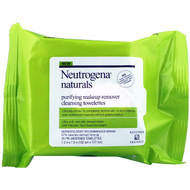 Neutrogena, Neutrogena, Naturals, Purifying Makeup Remover Cleansing Towelettes, 25 Towelettes