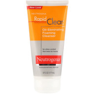 Neutrogena, Rapid Clear, Oil-Eliminating Foaming Cleanser, 6 fl oz (177 ml)