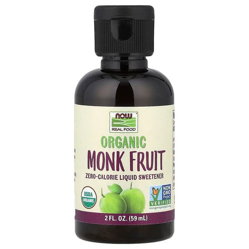 <img alt="NOW Foods, Real Food, Organic Monk Fruit, Liquid Sweetener, 2 fl oz (59 ml)" title="NOW Foods, Real Food, Organic Monk Fruit, Liquid Sweetener, 2 fl oz (59 ml),733739069160"