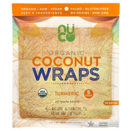<img alt="NUCO, Organic Coconut Wraps, Turmeric, 5 Count, 2.47 oz (70 g)" title="NUCO, Organic Coconut Wraps, Turmeric, 5 Count, 2.47 oz (70 g),850306006271"