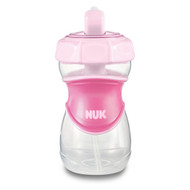 NUK, Everlast Straw Cup, Pink, 12+ Months, 1 Cup, 10 oz (300 ml)