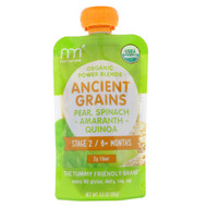 NurturMe, Organic Power Blends, Ancient Grains, Stage 2/6+ Months, Pear, Spinach, Amaranth, Quinoa, 3.5 oz (99 g)