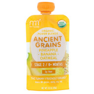 NurturMe, Organic Power Blends, Ancient Grains, Stage 2/6+ Months, Pineapple, Banana, Oatmeal, 3.5 oz (99 g)