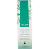 3 PACK of Nutiva Organic Coconut Oil Unscented Nourishing -- 3.4 fl oz