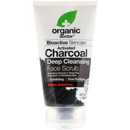 Organic Doc, Activated Charcoal Deep Cleansing Face Scrub, 4.2 fl oz (125 ml)