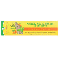3 PACK of Organix South, Neem & Sea Buckthorn Toothpaste, Neem Therape With Mint, 4.23 oz (120 g)