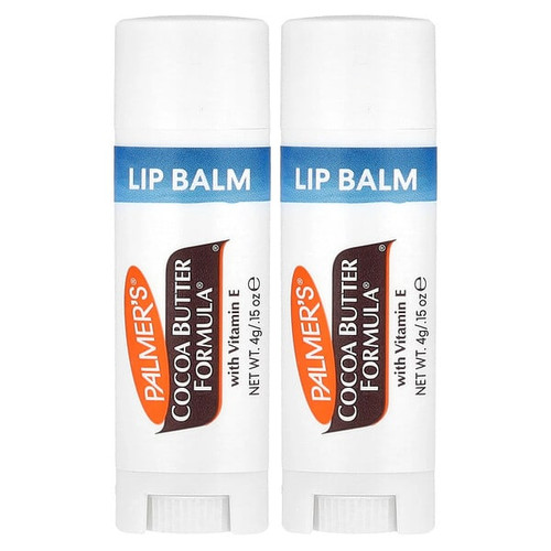 <img alt="3 PACK of Palmers, Cocoa Butter Formula with Vitamin E, Softens Smooths Lip Balm, 2 Pack, 0.15 oz (4 g) Each" title="3 PACK of Palmers, Cocoa Butter Formula with Vitamin E, Softens Smooths Lip Balm, 2 Pack, 0.15 oz (4 g) Each,010181042218"