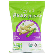 3 PACK of Peeled Snacks, Organic Peas Please, White Cheddar, 3.3 oz (94 g)