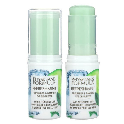 <img alt="Physicians Formula, RefreshMint, Cucumber & Bamboo Eye De-Puffer, 0.45 oz (12.8 g) (Discontinued Item)" title="Physicians Formula, RefreshMint, Cucumber & Bamboo Eye De-Puffer, 0.45 oz (12.8 g) (Discontinued Item),044386105676"