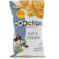 Popchips, Potato Chips, Salt & Pepper, 5 oz (142 g)