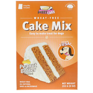 Puppy Cake, Wheat-Free Cake Mix, For Dogs, Peanut Butter Flavored, 9 oz (255 g)