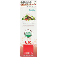 3 PACK of RADIUS, Organic Gel Toothpaste, Clove Cardamom, 3 oz (85 g)